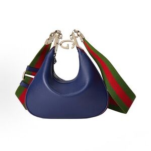 Gucci Attache Shoulder Bag Leather Small